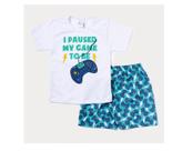 Conjunto Dahti Kids Videogame Masculino -2 Peças