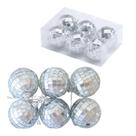 Conjunto de 06 Bolas discoteca com Espelho para Árvore de Natal Altomex ZSS001