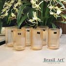 Conjunto de 06 Copos Cameratta Âmbar 425ml Conjunto de 06 Copos Cameratta Âmbar 425ml