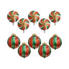 Conjunto De 10 Balões De Natal De 27 Polegadas E Bolas Redondas De 18 Polegadas Para Decorações De Conjunto De 10 Balões De Natal De 27 Polegadas E Bolas Redondas De 18 Polegadas Para Decorações De