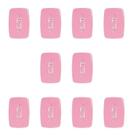 Conjunto de 10 Interruptores de 1 Tecla Simples com Placa 4x2