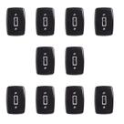 Conjunto de 10 Interruptores de 1 Tecla Simples com Placa 4x2