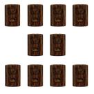 Conjunto de 10 Interruptores de 1 Tecla Simples e Tomada 2p+t 20a , Modular, com Placa 4x2 e Suporte
