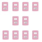 Conjunto de 10 Interruptores de 1 Tecla Simples e Tomada 2p+t 20a , Modular, com Placa 4x2 e Suporte