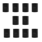 Conjunto de 10 Interruptores de 1 Tecla Simples, Modular, com Placa 4x2 e Suporte
