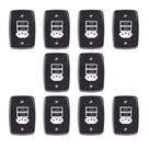 Conjunto de 10 Interruptores de 2 Teclas Simples e Tomada 2p+t 20a , com Placa 4x2 Conjunto de 10 Interruptores de 2 Teclas Simples e Tomada 2p+t 20a , com Placa 4x2