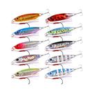 Conjunto De 10 Iscas De Metal 10g-40g Para Pesca De Bass E Trout, Isca Dura Para Trolling Em Água