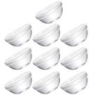 Conjunto de 10 mini tigelas de preparação SENTOP de vidro de 40 ml, laváveis na máquina de lavar louça
