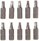 Conjunto de 10 Pontas de Bits DEWALT DW2202B10 - 1/4" de Entrada - 2" de Comprimento