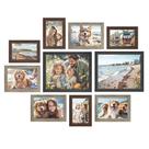 Conjunto de 10 Porta-Retratos SONGMICS com 16 Tapetes (8x10, 5x7, 4x6)