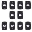 Conjunto de 10 Tomadas 2P+T 20A 250V Placa 4x2 Pluzie Preto Conjunto de 10 Tomadas 2P+T 20A 250V Placa 4x2 Pluzie Preto