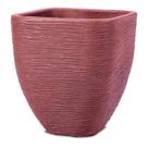 Conjunto de 10 Vasos Decorativo Quadrado Nice 28 Jardim e Varanda