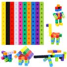Conjunto de 100 brinquedos educativos Math Linking Cubes SpriteGru