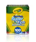 Conjunto de 100 Marcadores Crayola Super Tips Laváveis - Ponta Fina