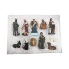 Conjunto De 11 Figuras De Presépio Em Resina, Decoração De Natal, Ornamento Católico, Presentes