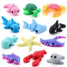Conjunto de 12 animais marinhos impressos em 3D JOYIN Cute Articulated