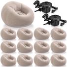 Conjunto de 12 Cadeiras Infláveis Realspring para Puffs Conjunto de 12 Cadeiras Infláveis Realspring para Puffs
