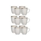 Conjunto de 12 Canecas 260 Ml Ryo Maresia Oxford