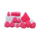 Conjunto de 12 Esponjas para Maquiagem - 3 Esponjas para Pó Solto + 3 Mini Esponjas + 3 Esponjas de Ar