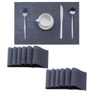 Conjunto de 12 Jogos Americanos Leetaltree Azul Denim - Jogos de Mesa Antiderrapantes e Resistentes ao Calor para Sala de Jantar, Laváveis e Duráveis em PVC Vinil Trançado (Azul Denim, 12 unidades) Conjunto de 12 Jogos Americanos Leetaltree Azul Denim - Jogos de Mesa Antiderrapantes e Resistentes ao Calor para Sala de Jantar, Laváveis e Duráveis em PVC Vinil Trançado (Azul Denim, 12 unidades)
