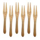 Conjunto de 12 Mini Garfos de Bambu - Oikos Conjunto de 12 Mini Garfos de Bambu - Oikos
