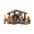 Conjunto De 12 Peças De Decorações De Natal Em Resina Para Presépio, Para Mesa De Sala De Estar