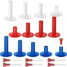 Conjunto de 12 Tees de Golfe Skylety Rubber para Tapetes