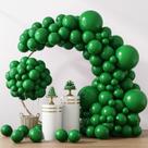 Conjunto de 129 Balões de Látex Verde Escuro RUBFAC - Decoração de Festa