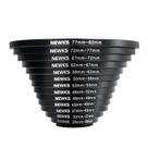 Conjunto de 13 Anéis Adaptadores de Filtro UV Newks (26-82mm)