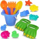 Conjunto de 13 unidades da Beach Sand Toys Liberty Imports Dinosaur Claw