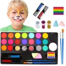 Conjunto de 15 cores para pintura corporal Zengdabomy UV Glow Neon