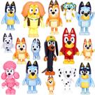 Conjunto de 16 Figuras de Lobo MUKSSE Bluey, 5 a 9 cm Conjunto de 16 Figuras de Lobo MUKSSE Bluey, 5 a 9 cm