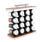 Conjunto de 16 Potes de Condimentos 80ml em Vidro