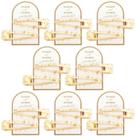Conjunto de 16 unidades de clipes de cabelo para dama de honra HooLing Gold Glitter