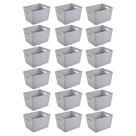 Conjunto de 18 Caixas Organizadoras Sterilite