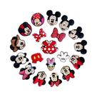 Conjunto De 19 Peças De Enfeites De PVC Do Mickey Para Sapatos, Sandálias Bogg, Chinelos Bubble E