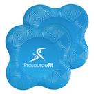 Conjunto de 2 almofadas de apoio de joelho para ioga ProSourceFit, azul