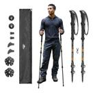 Conjunto de 2 bastões de trekking Cascade Mountain Tech em alumínio