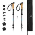 Conjunto de 2 bastões de trekking em fibra de carbono Cascade Mountain Tech