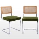 Conjunto de 2 cadeiras de jantar Zesthouse Natural Rattan