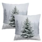 Conjunto de 2 capas de travesseiro Wnoesat Winter 55x55cm
