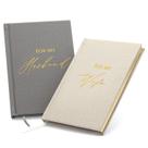 Conjunto de 2 capas duras Vow Books MUUJEE para cerimônia de casamento Conjunto de 2 capas duras Vow Books MUUJEE para cerimônia de casamento