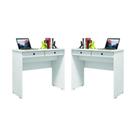 Conjunto de 2 Escrivaninhas Saturno Branco