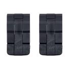 Conjunto de 2 fechos duplos médios pretos Pelican