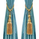 Conjunto de 2 fivelas trançadas Curtain Holdbacks SWTOOL