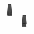 Conjunto de 2 ganchos de armazenamento Better Living Facet, preto fosco