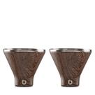 Conjunto de 2 Martini Glass Snowfox Premium com isolamento a vácuo de 240 ml