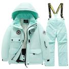 Conjunto de 2 peças de roupa de esqui HOTIAN Boys Winter Kids Thicken