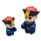 Conjunto de 2 peças Figure Crayon Shin-chan em PVC pequeno e grande