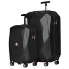 Conjunto de 2 peças Luggage Kensie Gemstone preta (71/51 cm)